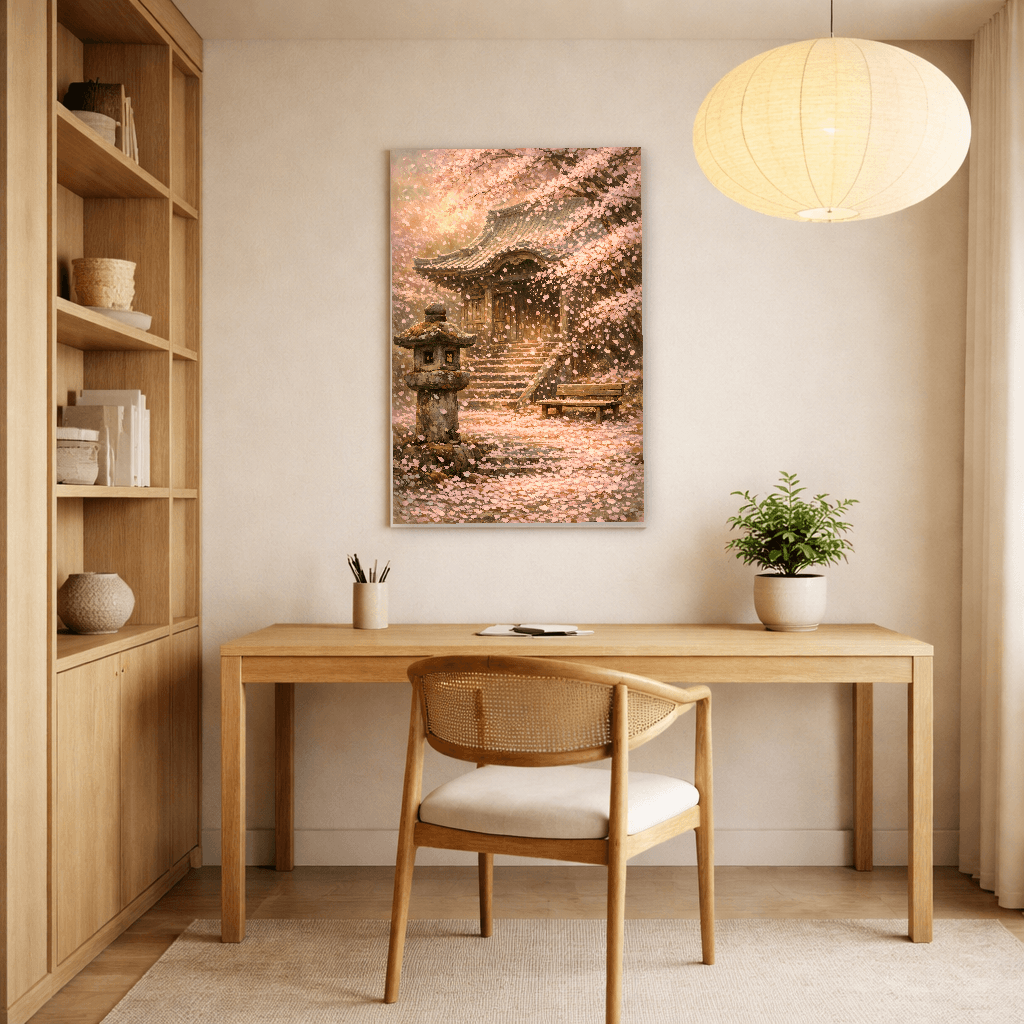 Mono no Aware - The Pathos of Things - Japanese Wall Art - Room Scene 2