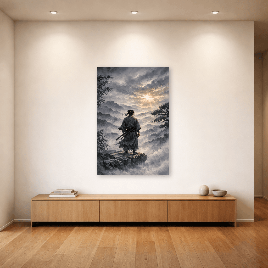 Musashi - The Way of the Warrior - Japanese Wall Art - Room Scene 4