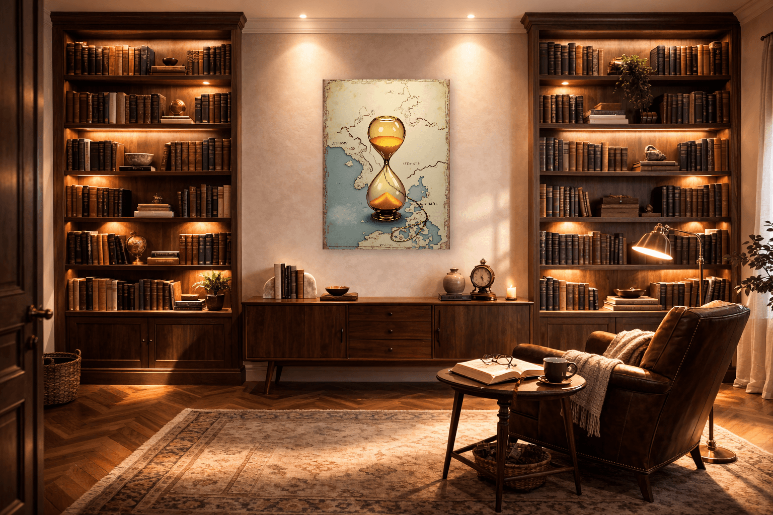 Temple in the Mist - Japanese Wall Art - Room Scene 3