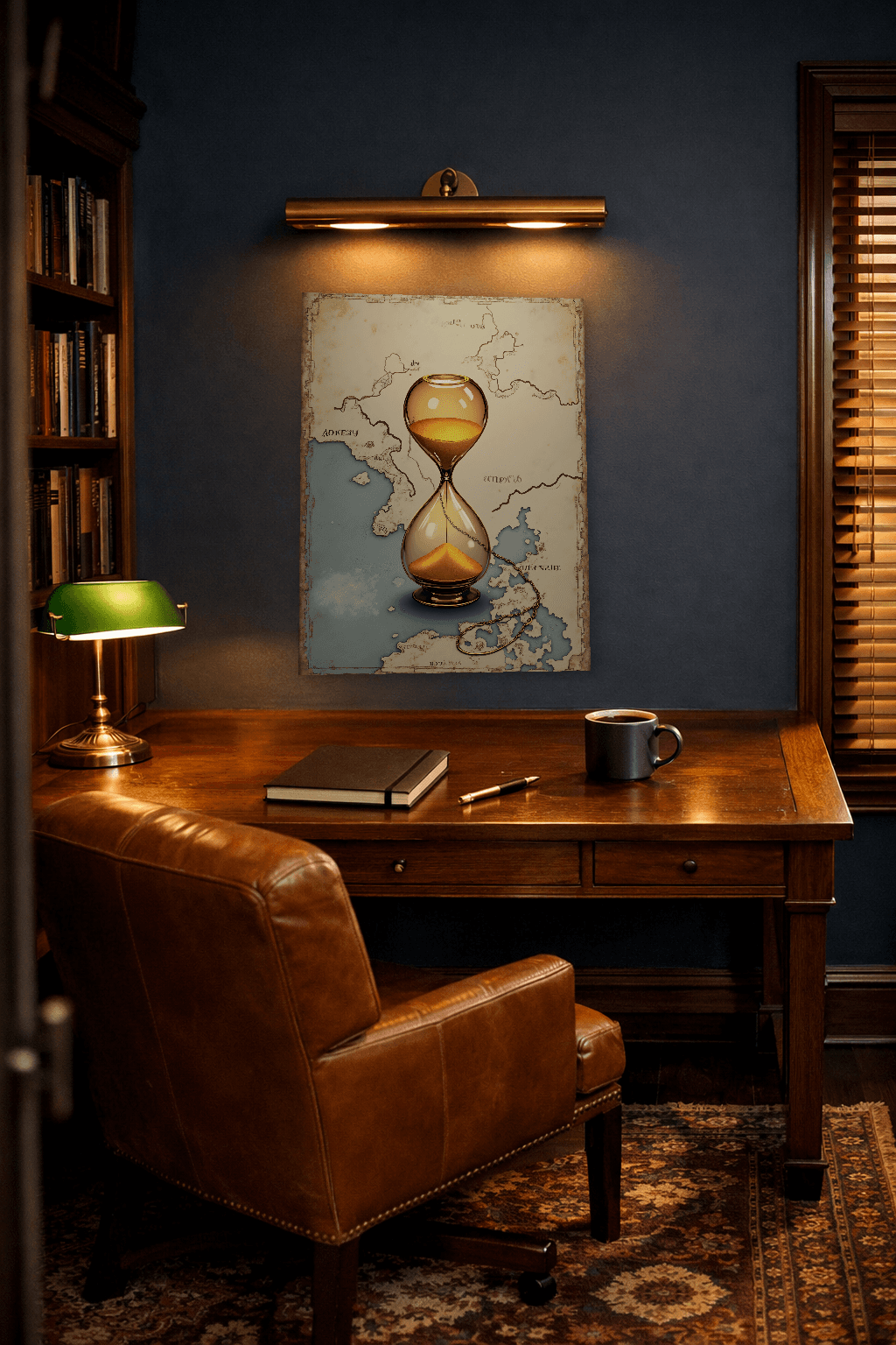 Temple in the Mist - Japanese Wall Art - Room Scene 9