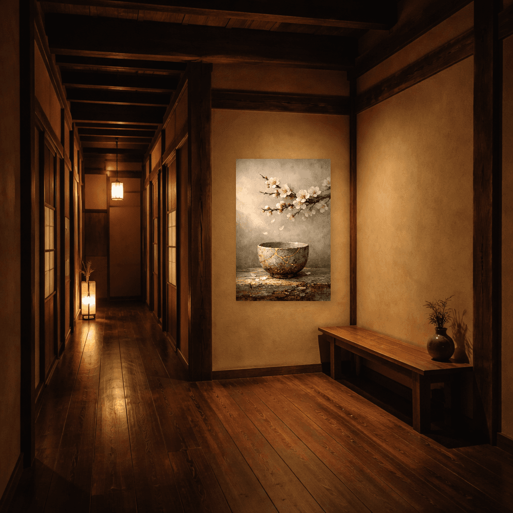 Wabi-Sabi - Beauty in Imperfection - Japanese Wall Art - Room Scene 5